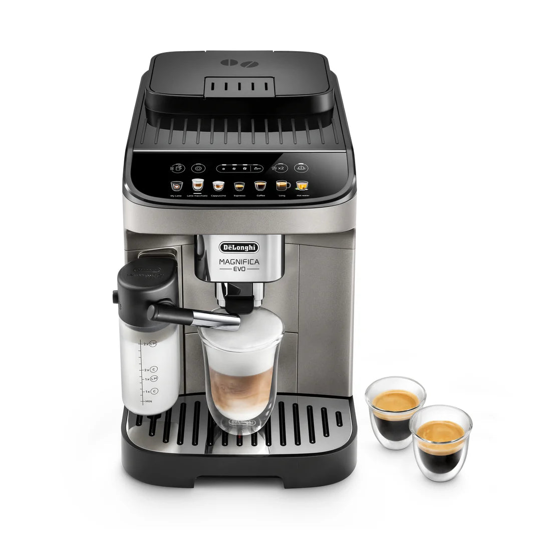 De'Longhi Magnifica Evo Fully Automatic Espresso Machine, Titanium Black, ECAM290.81.TB