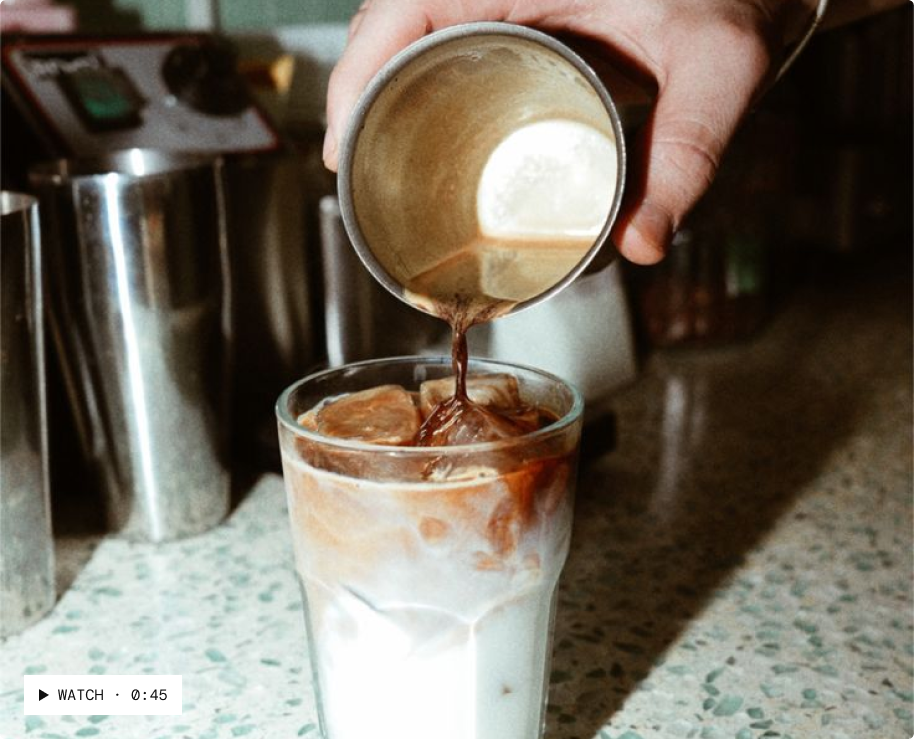 Iced Spanish Latte